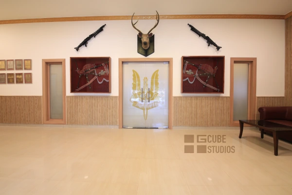 Prtc indian army interiors by g cube studios