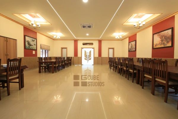 Prtc indian army interiors by g cube studios