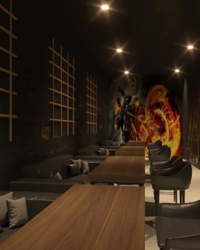 Restaurant and Pub interiors by g cube studios