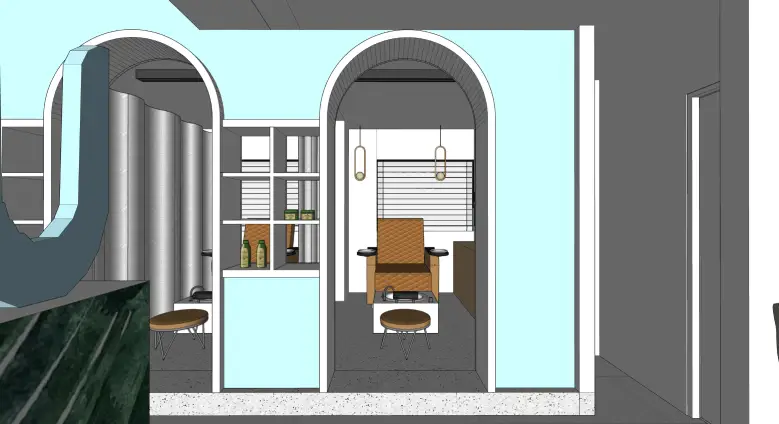 obw salon interiors by g cube studios