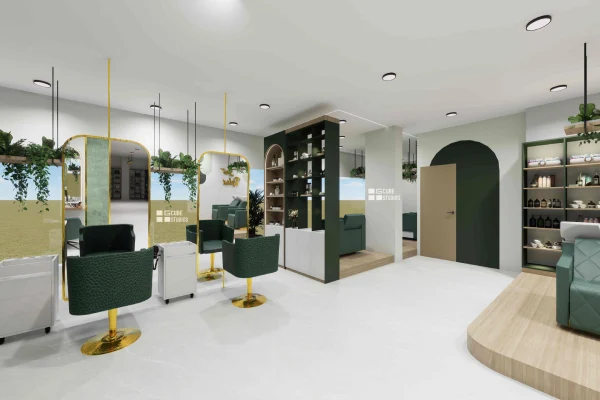 xanadu Salon interiors by g cube studios