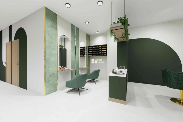 xanadu Salon interiors by g cube studios