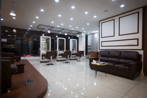 Saloon and Spa interiors by g cube studios