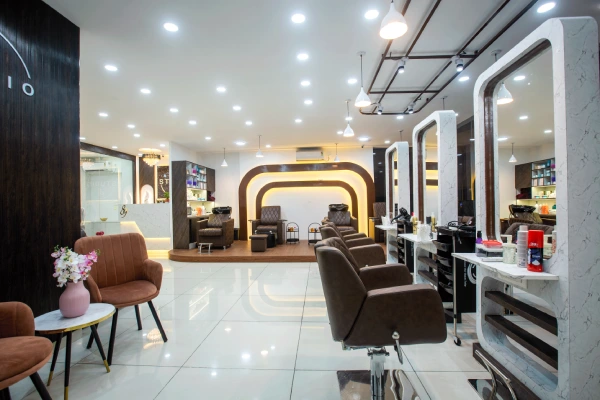 Saloon and Spa interiors by g cube studios