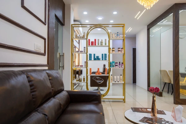 Saloon and Spa interiors by g cube studios