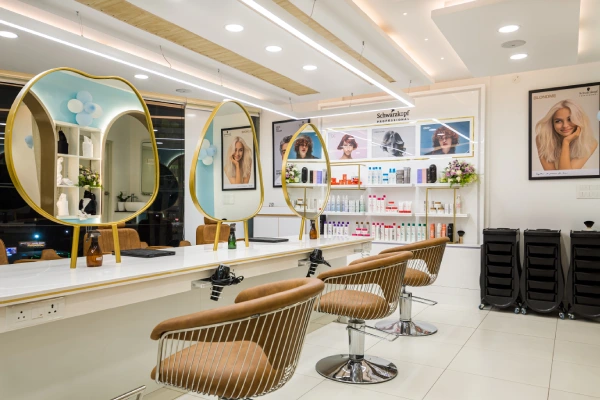 Saloon and Spa interiors by g cube studios