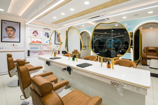 Saloon and Spa interiors by g cube studios