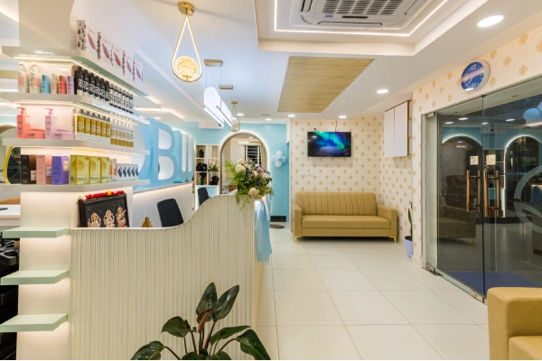 Saloon and Spa interiors by g cube studios