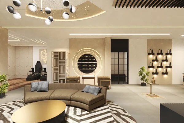 Therapy Tree Salon interiors by g cube studios